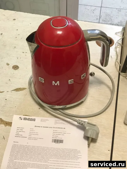 Чайник Smeg kf03rdeu